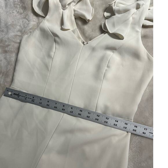 Amanda Uprichard Gimlet Romper Women's Large Ivory Ruffled Sleeveless‎ RTR - Picture 8 of 12